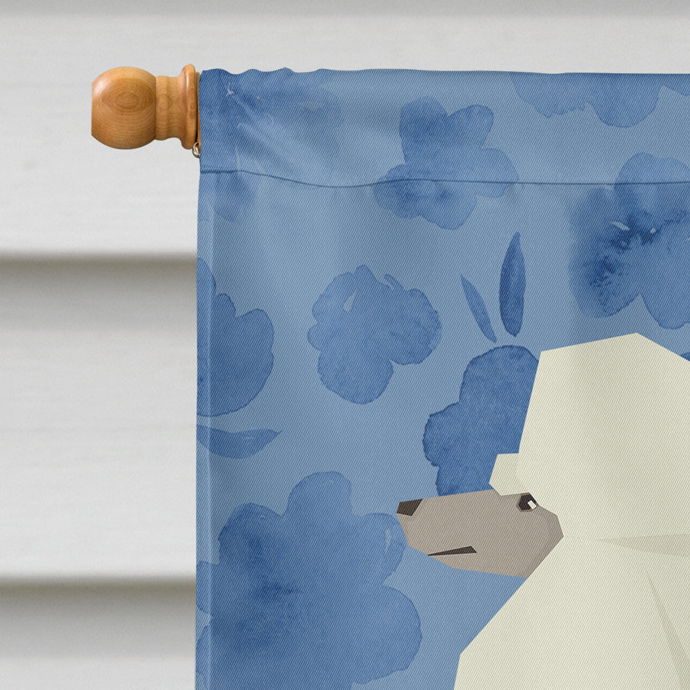 Poodle Welcome House Flag 28x40 Porch Sleeve Pole Decorative Outside Yard Banner Artwork Wall Hanging, Polyester