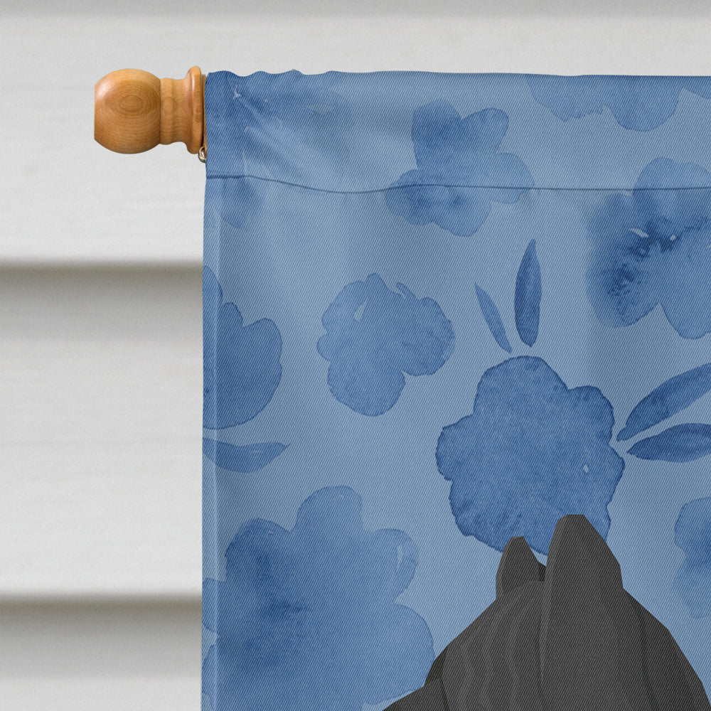 Skye Terrier Welcome House Flag 28x40 Porch Sleeve Pole Decorative Outside Yard Banner Artwork Wall Hanging, Polyester