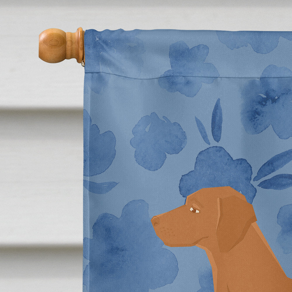 Vizsla Welcome House Flag 28x40 Porch Sleeve Pole Decorative Outside Yard Banner Artwork Wall Hanging, Polyester