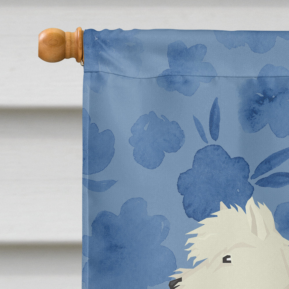 Westie Welcome House Flag 28x40 Porch Sleeve Pole Decorative Outside Yard Banner Artwork Wall Hanging, Polyester