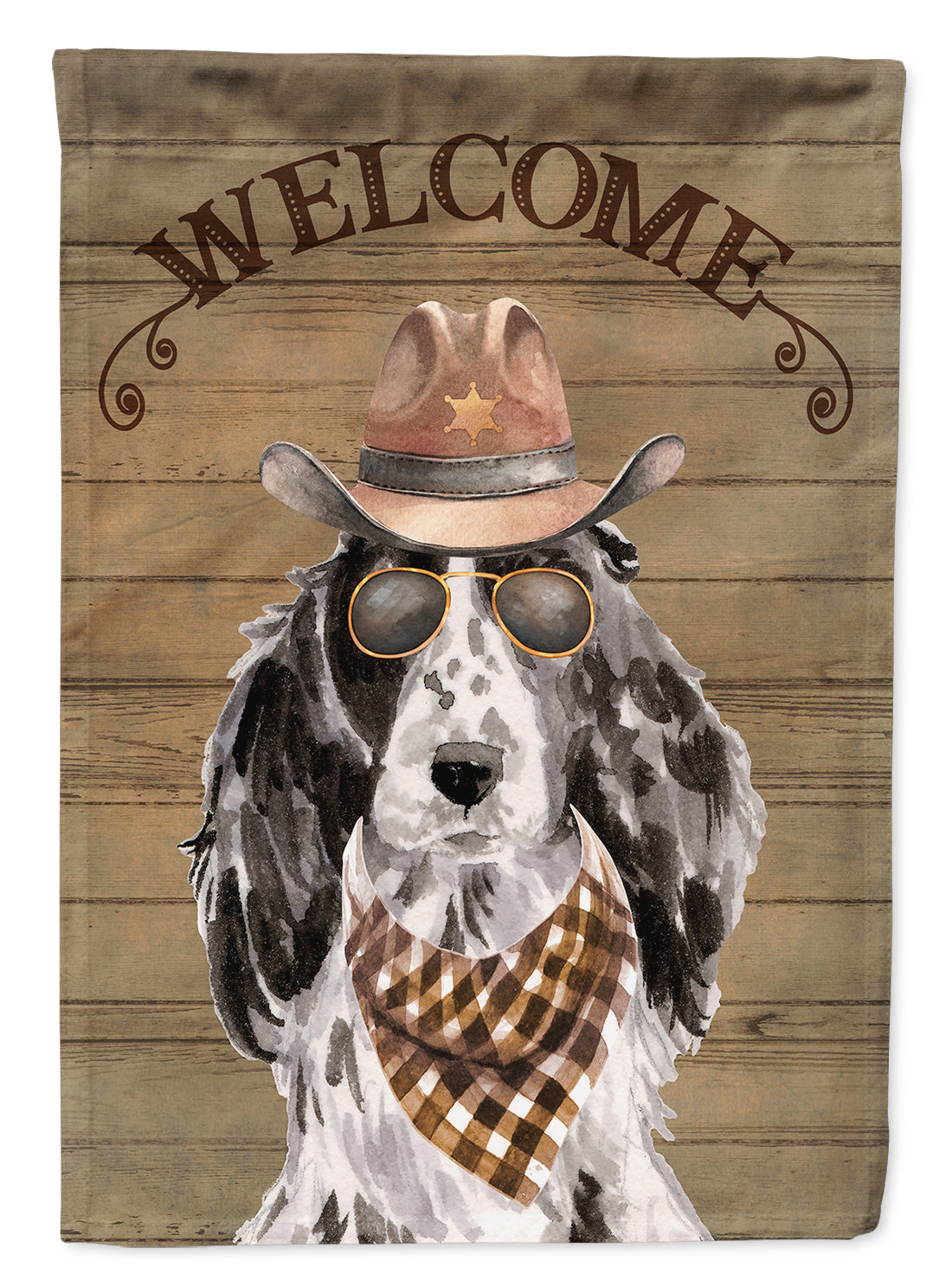 Cocker Spaniel #2 Country Dog House Flag 28x40 Porch Sleeve Pole Decorative Outside Yard Banner Artwork Wall Hanging, Polyester