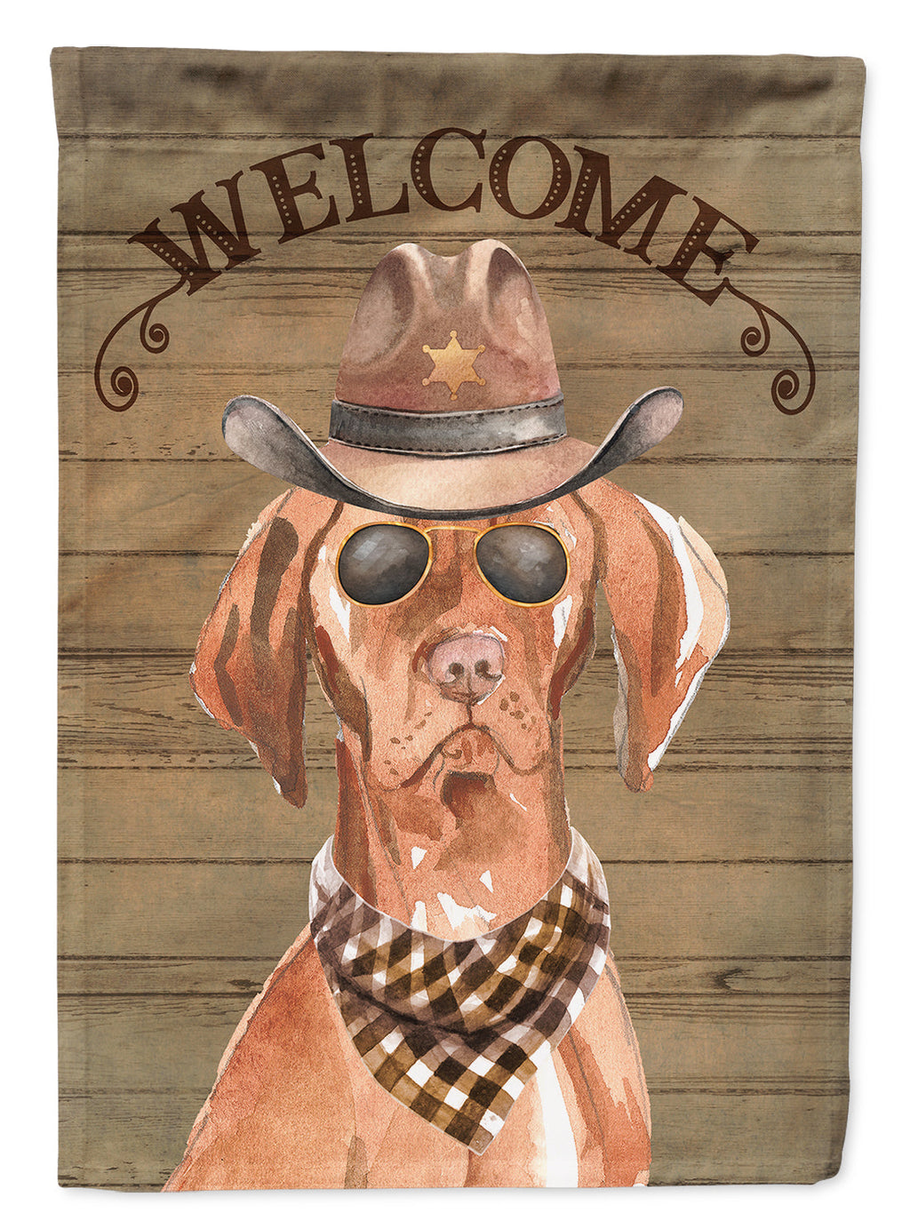 Vizsla Country Dog House Flag 28x40 Porch Sleeve Pole Decorative Outside Yard Banner Artwork Wall Hanging, Polyester