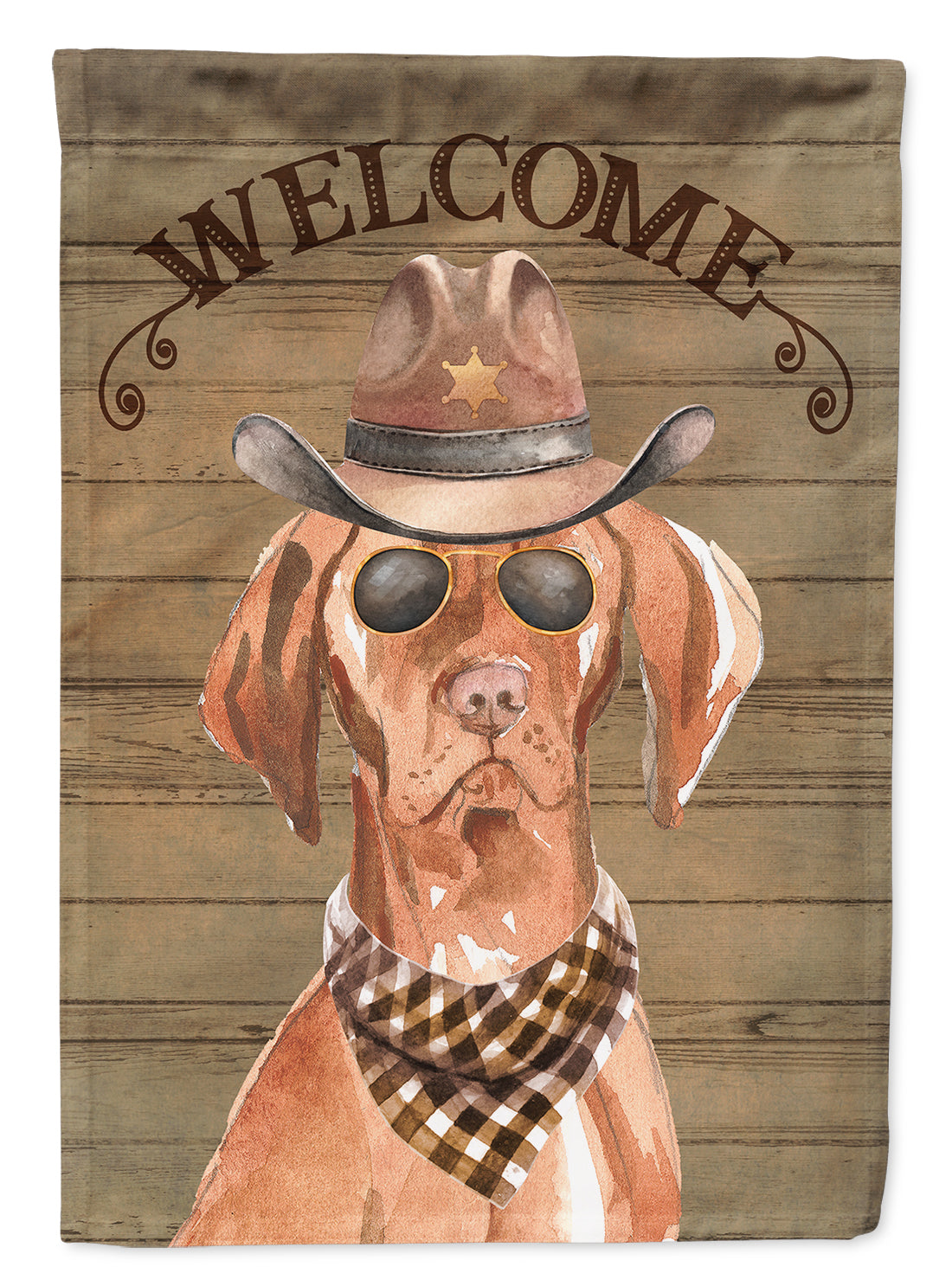 Vizsla Country Dog House Flag 28x40 Porch Sleeve Pole Decorative Outside Yard Banner Artwork Wall Hanging, Polyester