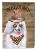 Medium Poodle Country Dog House Flag 28x40 Porch Sleeve Pole Decorative Outside Yard Banner Artwork Wall Hanging, Polyester