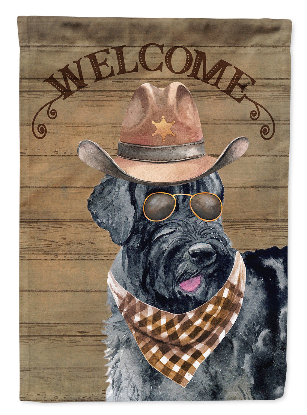Giant Schnauzer Country Dog House Flag 28x40 Porch Sleeve Pole Decorative Outside Yard Banner Artwork Wall Hanging, Polyester