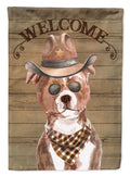 Staffordshire Bull Terrier #3 Country Dog House Flag 28x40 Porch Sleeve Pole Decorative Outside Yard Banner Artwork Wall Hanging, Polyester