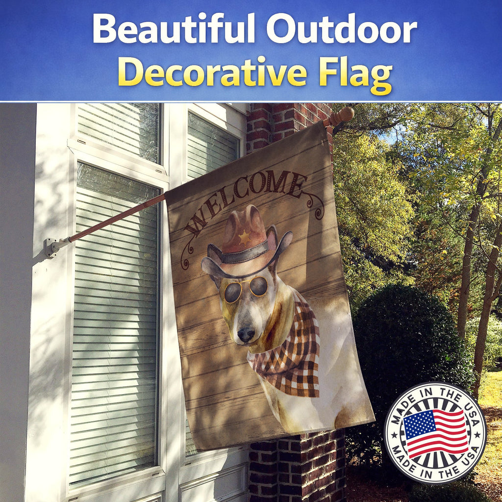 Thai Ridgeback Country Dog House Flag 28x40 Porch Sleeve Pole Decorative Outside Yard Banner Artwork Wall Hanging, Polyester
