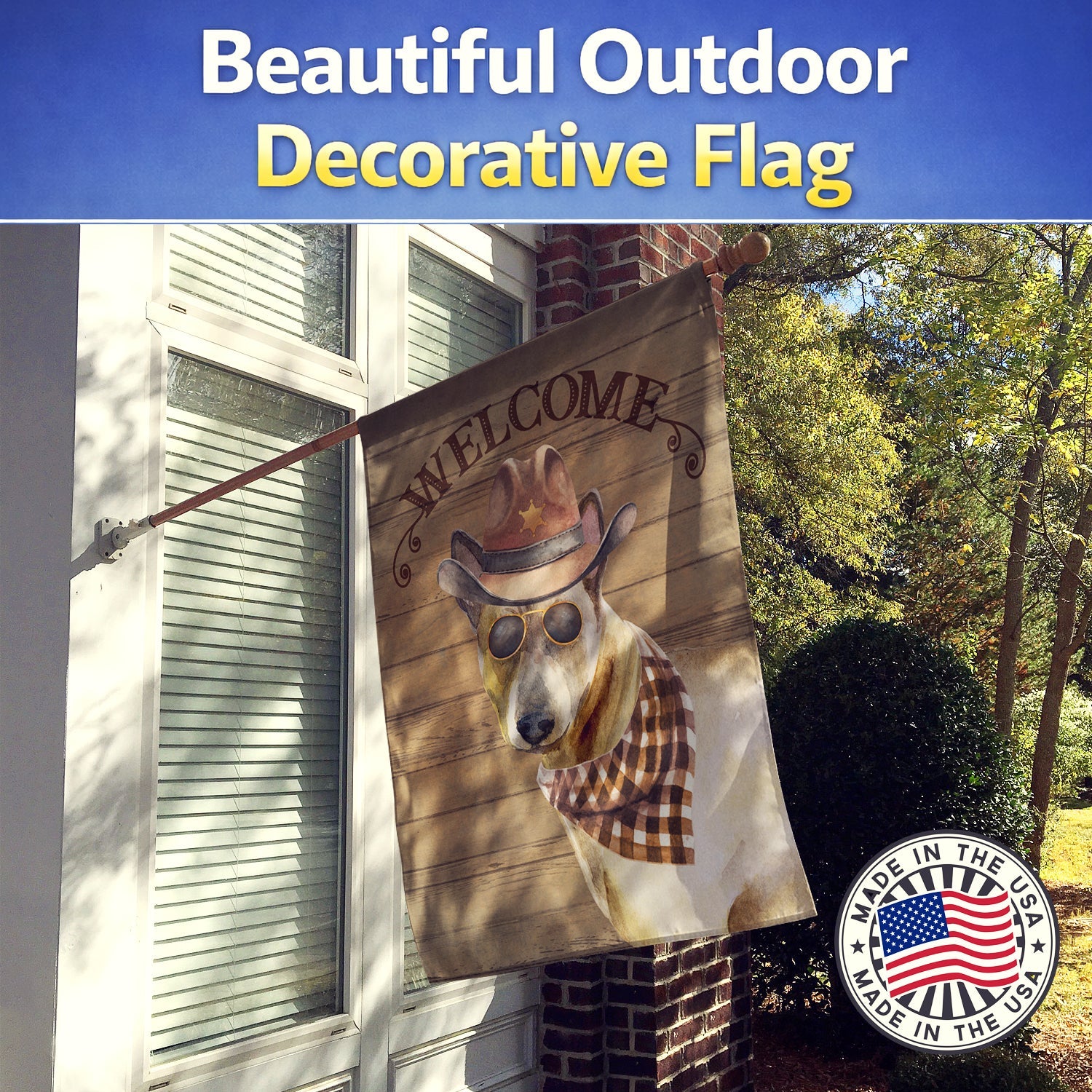 Thai Ridgeback Country Dog House Flag 28x40 Porch Sleeve Pole Decorative Outside Yard Banner Artwork Wall Hanging, Polyester