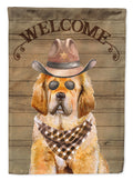 Tibetan Mastiff Country Dog House Flag 28x40 Porch Sleeve Pole Decorative Outside Yard Banner Artwork Wall Hanging, Polyester