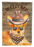 Toy Terrier Country Dog House Flag 28x40 Porch Sleeve Pole Decorative Outside Yard Banner Artwork Wall Hanging, Polyester