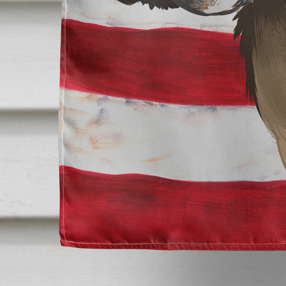 Beagle-Harrier American Flag House Flag 28x40 Porch Sleeve Pole Decorative Outside Yard Banner Artwork Wall Hanging, Polyester