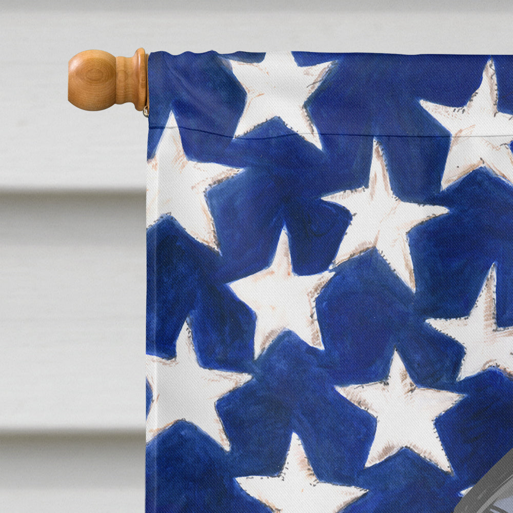 Cane Corso Dog American Flag House Flag 28x40 Porch Sleeve Pole Decorative Outside Yard Banner Artwork Wall Hanging, Polyester