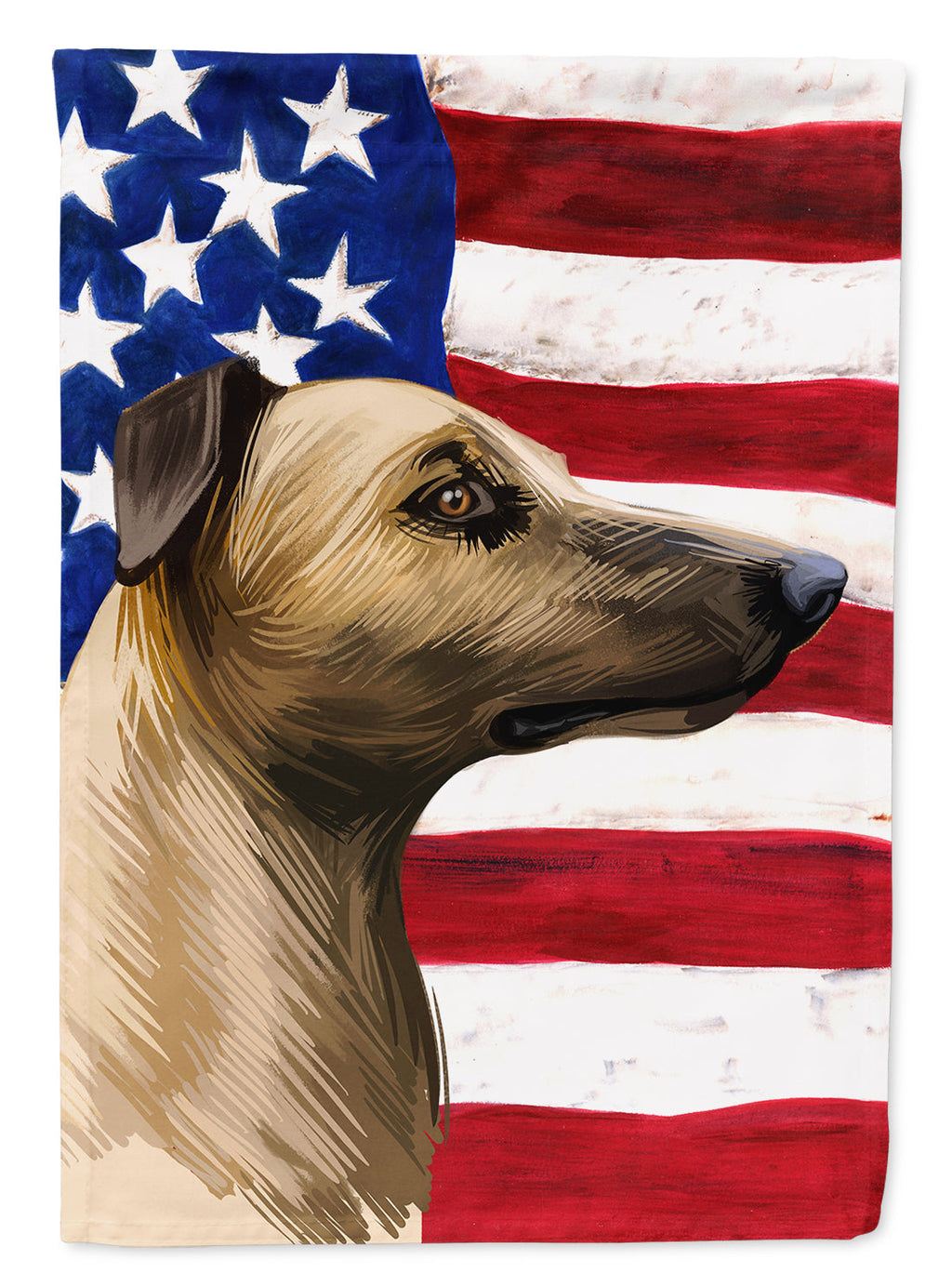 Magyar agar American Flag House Flag 28x40 Porch Sleeve Pole Decorative Outside Yard Banner Artwork Wall Hanging, Polyester