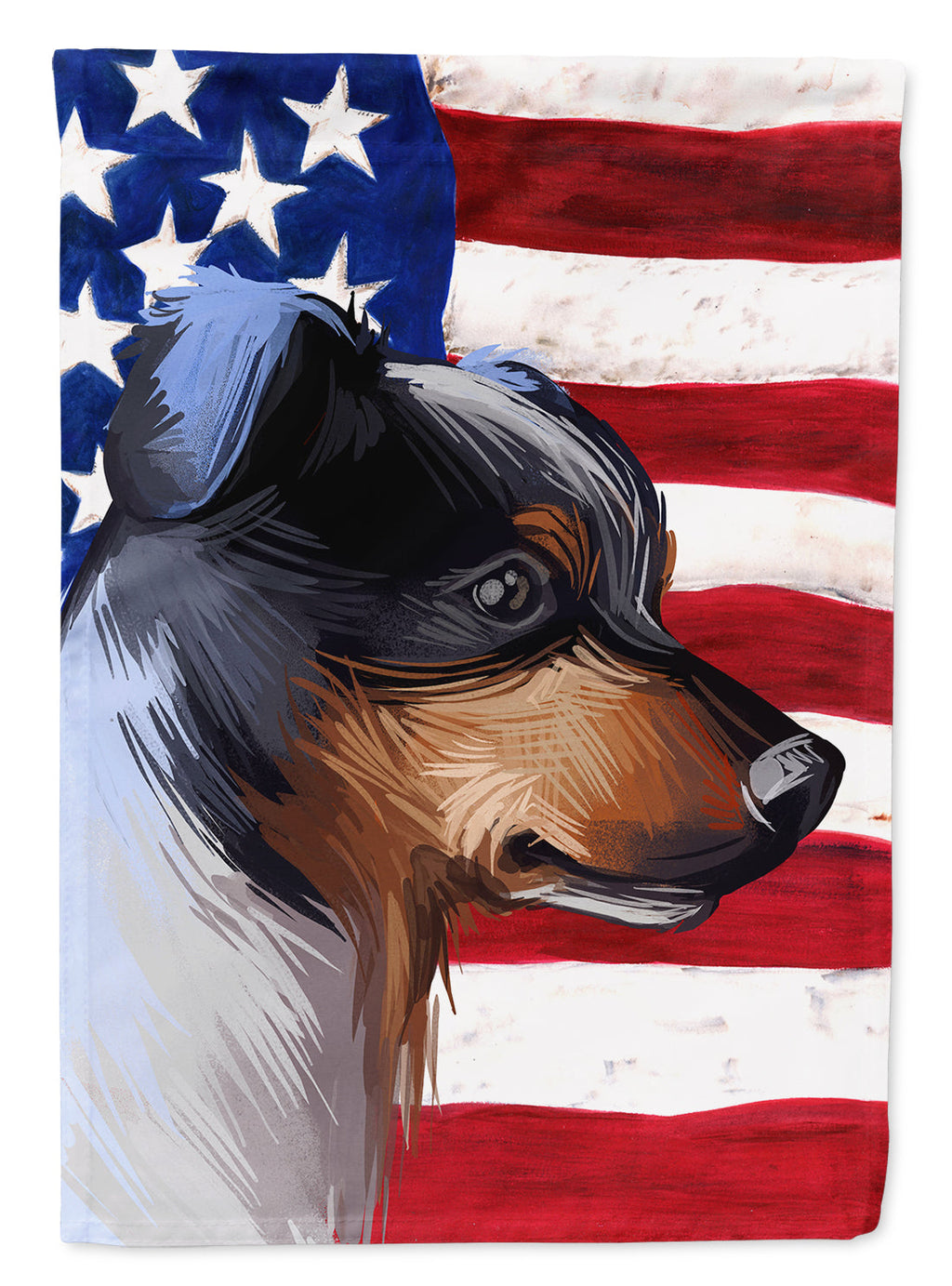 Ratonero Bodeguero Andaluz American Flag House Flag 28x40 Porch Sleeve Pole Decorative Outside Yard Banner Artwork Wall Hanging, Polyester