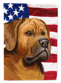Tosa American Flag House Flag 28x40 Porch Sleeve Pole Decorative Outside Yard Banner Artwork Wall Hanging, Polyester