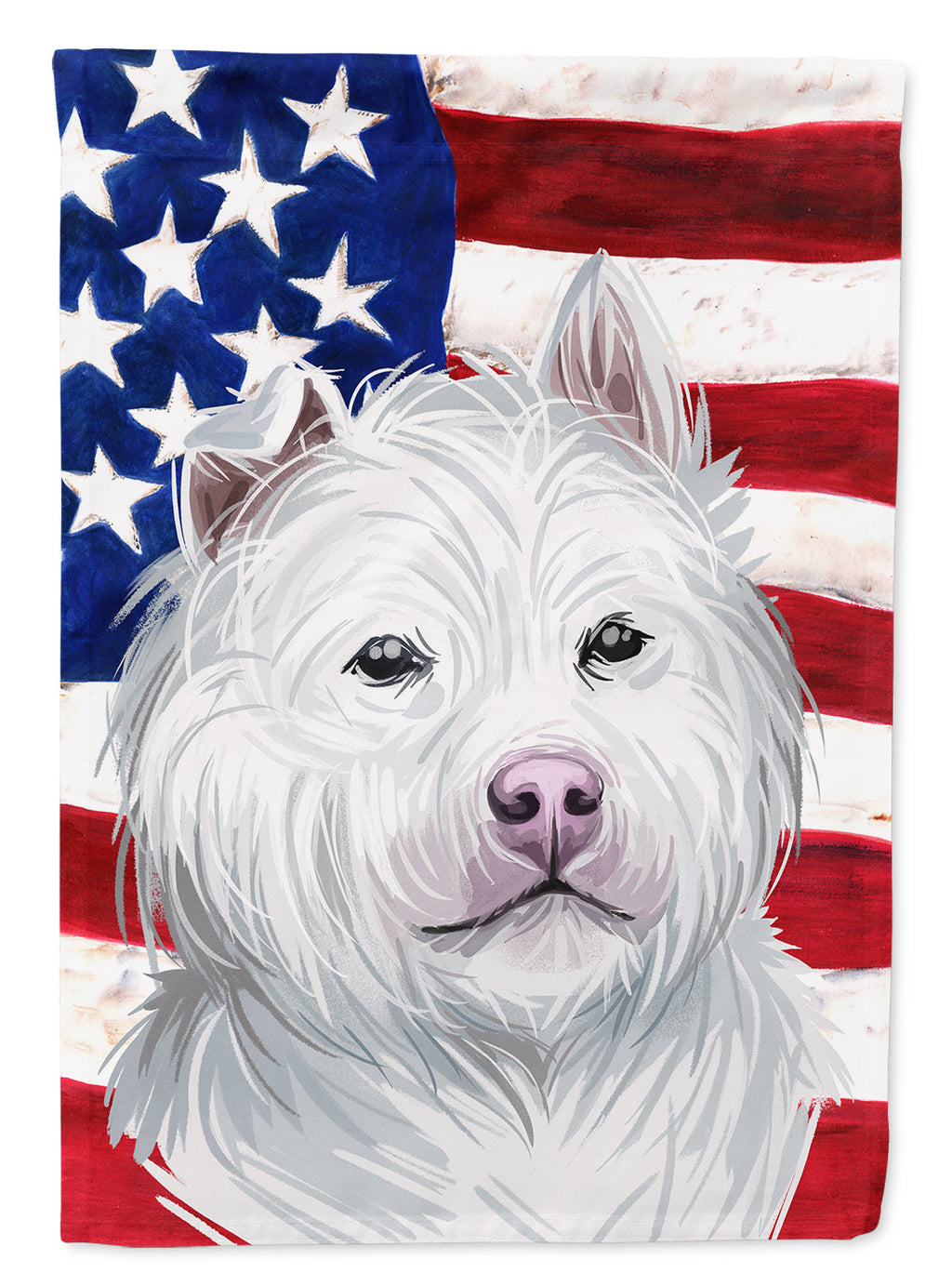 Xiasi Quan American Flag House Flag 28x40 Porch Sleeve Pole Decorative Outside Yard Banner Artwork Wall Hanging, Polyester
