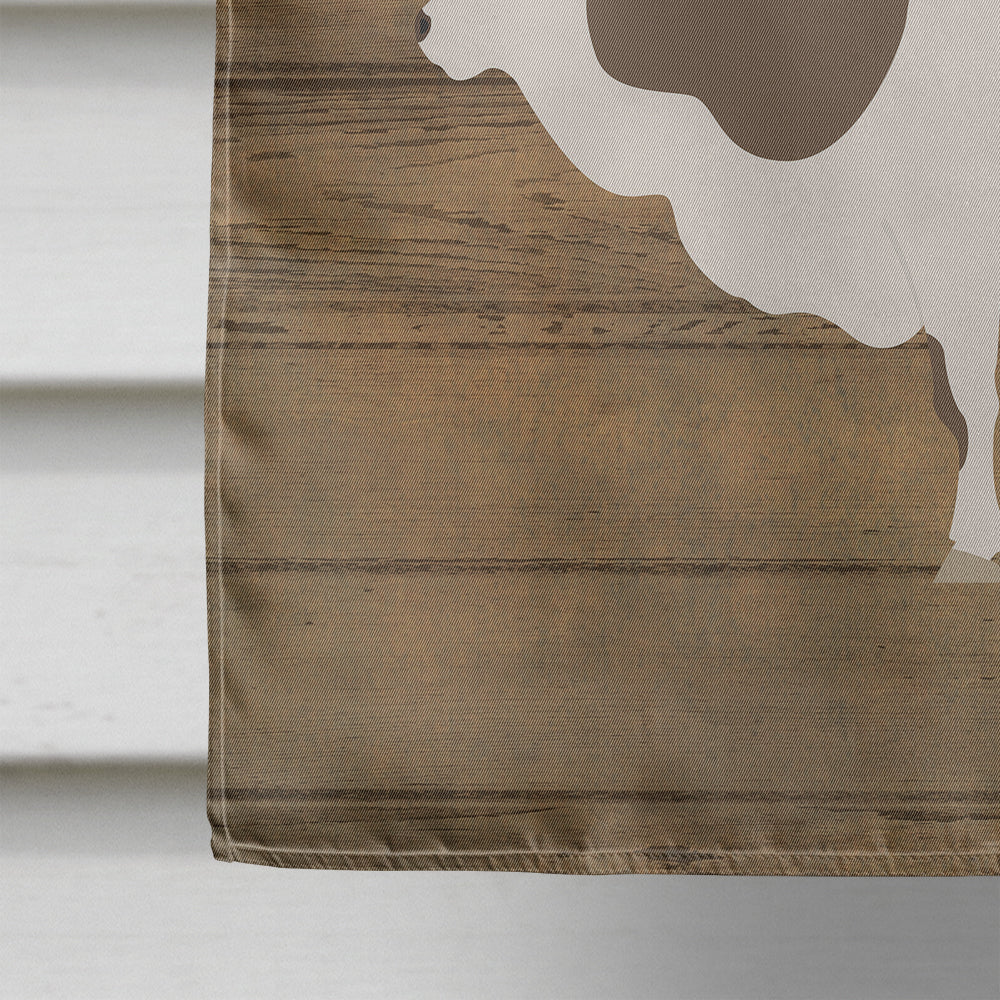 Malvi Cow Welcome House Flag 28x40 Porch Sleeve Pole Decorative Outside Yard Banner Artwork Wall Hanging, Polyester
