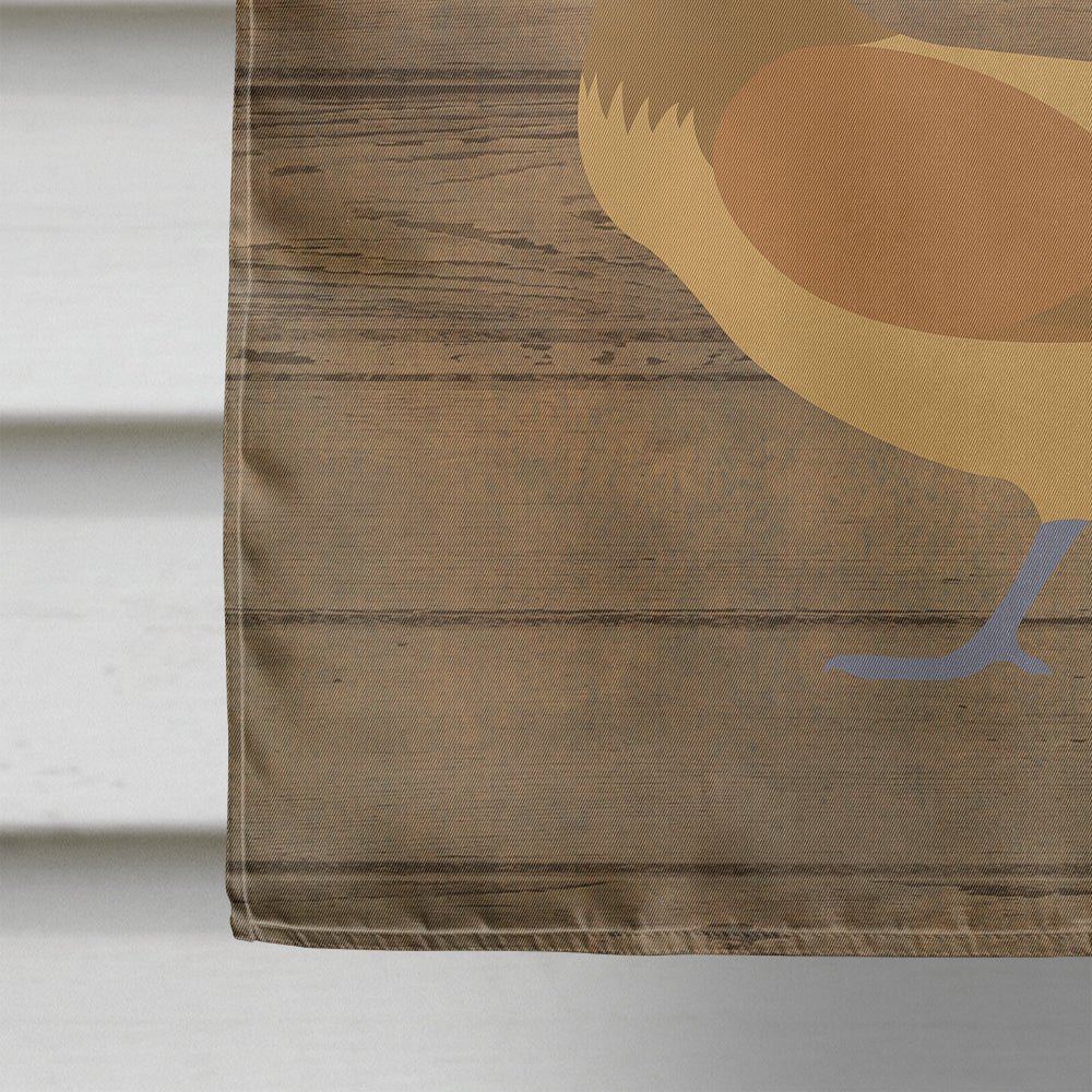 Frisian Friesian Chicken Welcome House Flag 28x40 Porch Sleeve Pole Decorative Outside Yard Banner Artwork Wall Hanging, Polyester