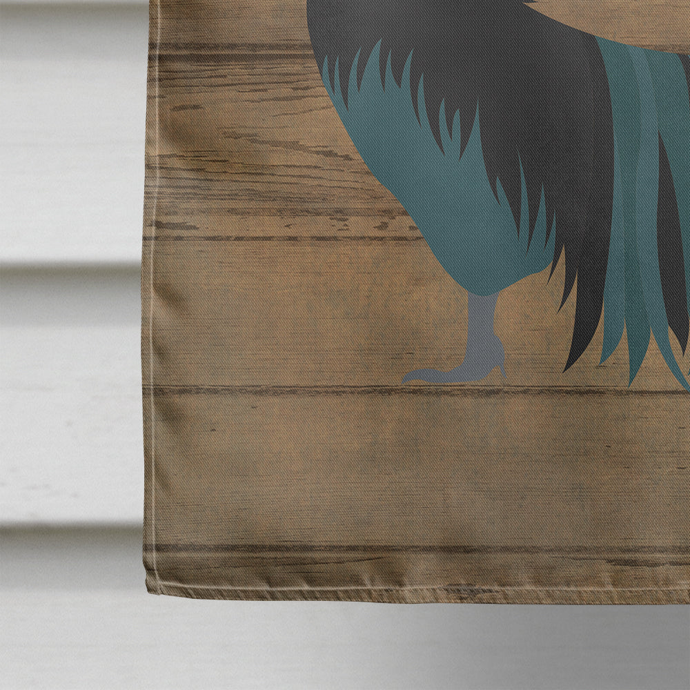 Sumatra Chicken Welcome House Flag 28x40 Porch Sleeve Pole Decorative Outside Yard Banner Artwork Wall Hanging, Polyester
