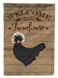 Polish Poland Chicken Welcome House Flag 28x40 Porch Sleeve Pole Decorative Outside Yard Banner Artwork Wall Hanging, Polyester