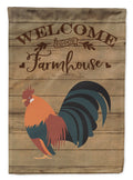 Dutch Bantam Chicken Welcome House Flag 28x40 Porch Sleeve Pole Decorative Outside Yard Banner Artwork Wall Hanging, Polyester