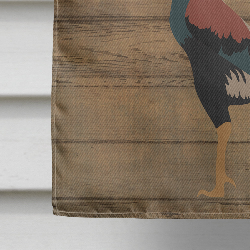 Kulang Chicken Welcome House Flag 28x40 Porch Sleeve Pole Decorative Outside Yard Banner Artwork Wall Hanging, Polyester