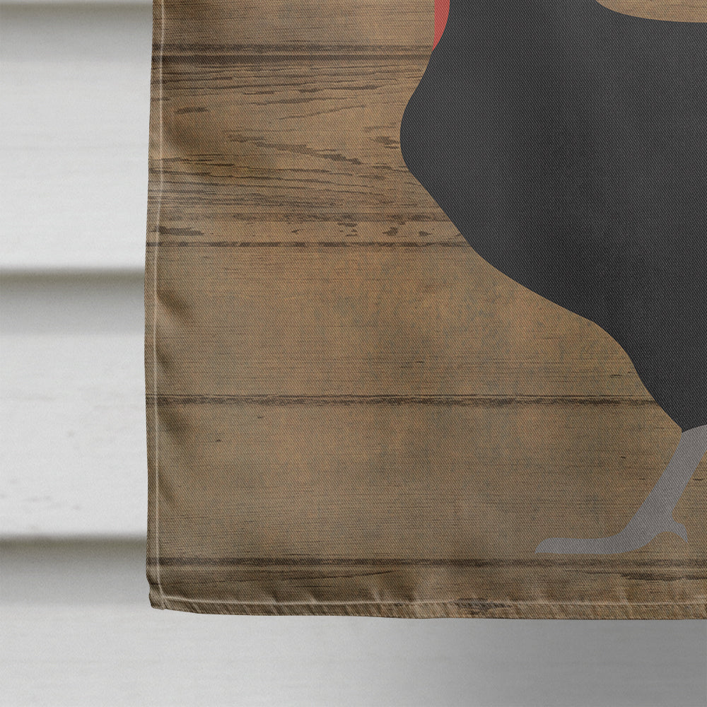 Naked Neck Chicken Welcome House Flag 28x40 Porch Sleeve Pole Decorative Outside Yard Banner Artwork Wall Hanging, Polyester