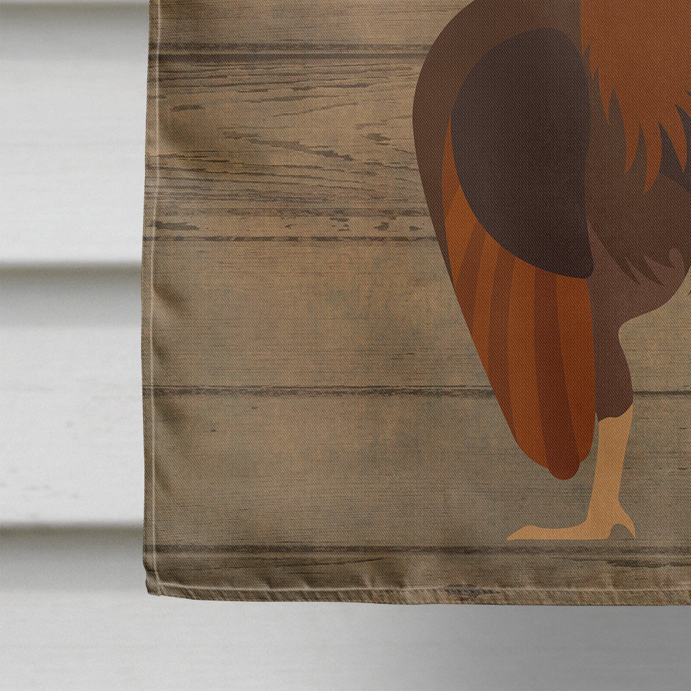 Malaysian Serama Chicken Welcome House Flag 28x40 Porch Sleeve Pole Decorative Outside Yard Banner Artwork Wall Hanging, Polyester