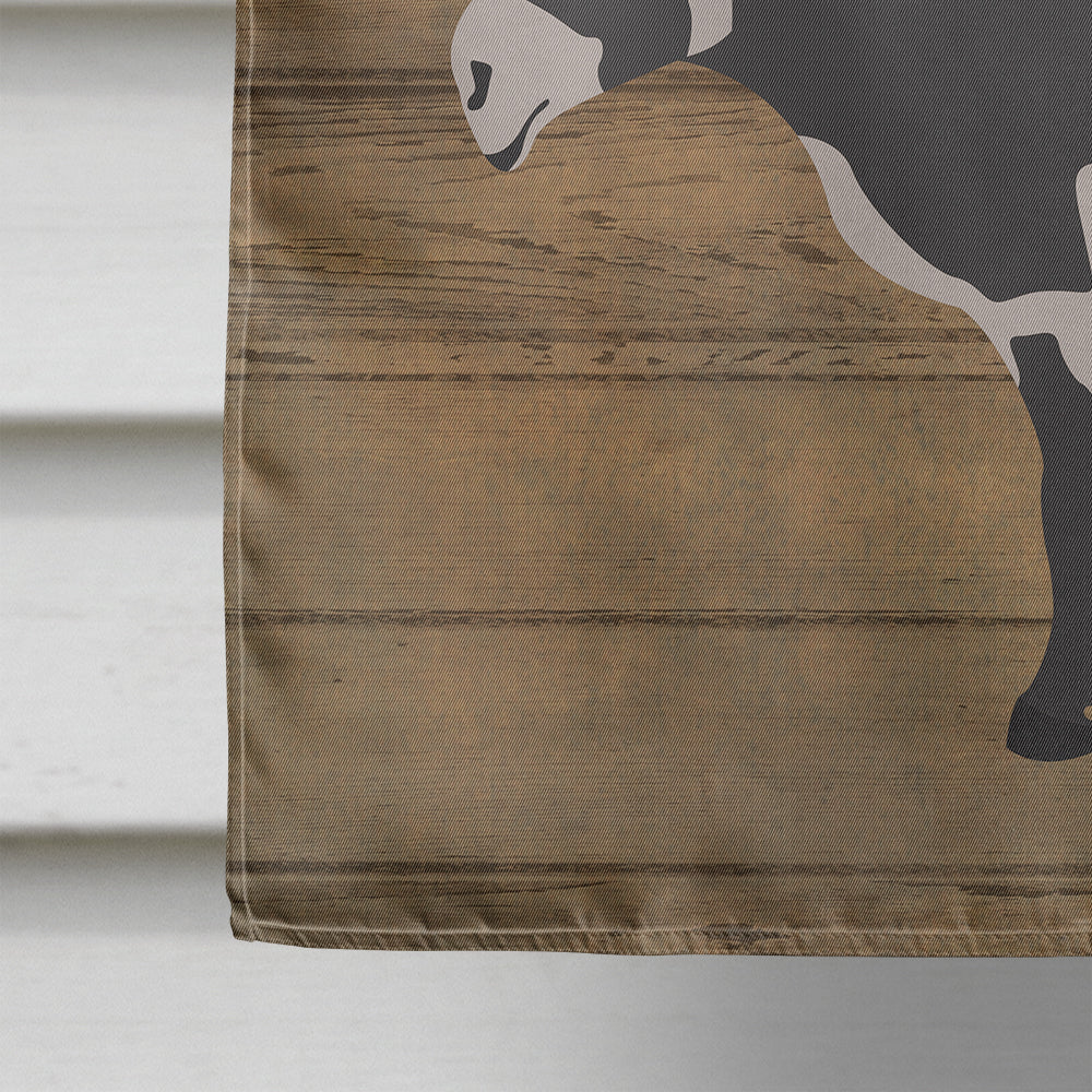 American Mammoth Jack Donkey Welcome House Flag 28x40 Porch Sleeve Pole Decorative Outside Yard Banner Artwork Wall Hanging, Polyester