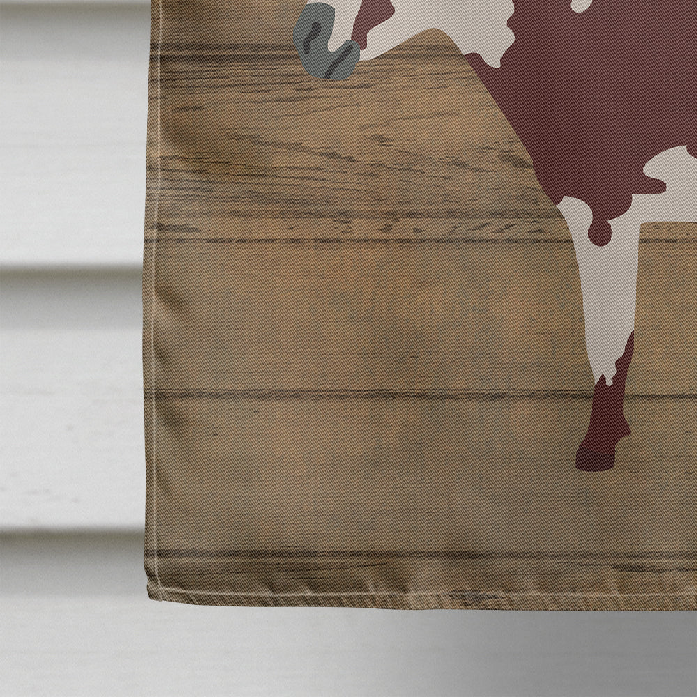 American Spotted Donkey Welcome House Flag 28x40 Porch Sleeve Pole Decorative Outside Yard Banner Artwork Wall Hanging, Polyester