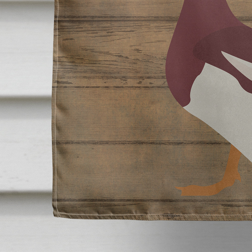 Rouen Duck Welcome House Flag 28x40 Porch Sleeve Pole Decorative Outside Yard Banner Artwork Wall Hanging, Polyester