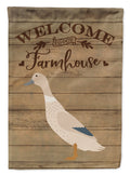 West Harlequin Duck Welcome House Flag 28x40 Porch Sleeve Pole Decorative Outside Yard Banner Artwork Wall Hanging, Polyester