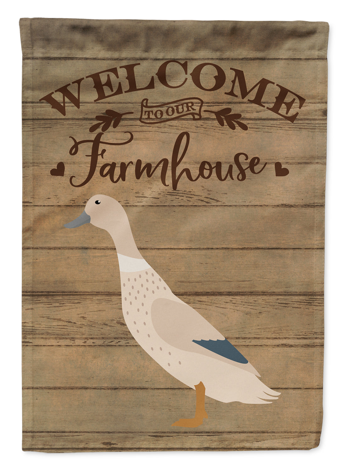 West Harlequin Duck Welcome House Flag 28x40 Porch Sleeve Pole Decorative Outside Yard Banner Artwork Wall Hanging, Polyester