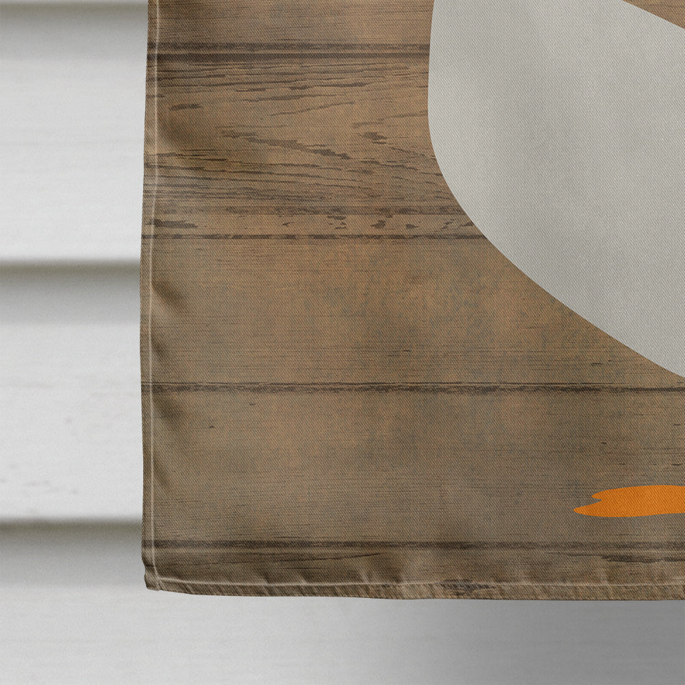 American Pekin Duck Welcome House Flag 28x40 Porch Sleeve Pole Decorative Outside Yard Banner Artwork Wall Hanging, Polyester