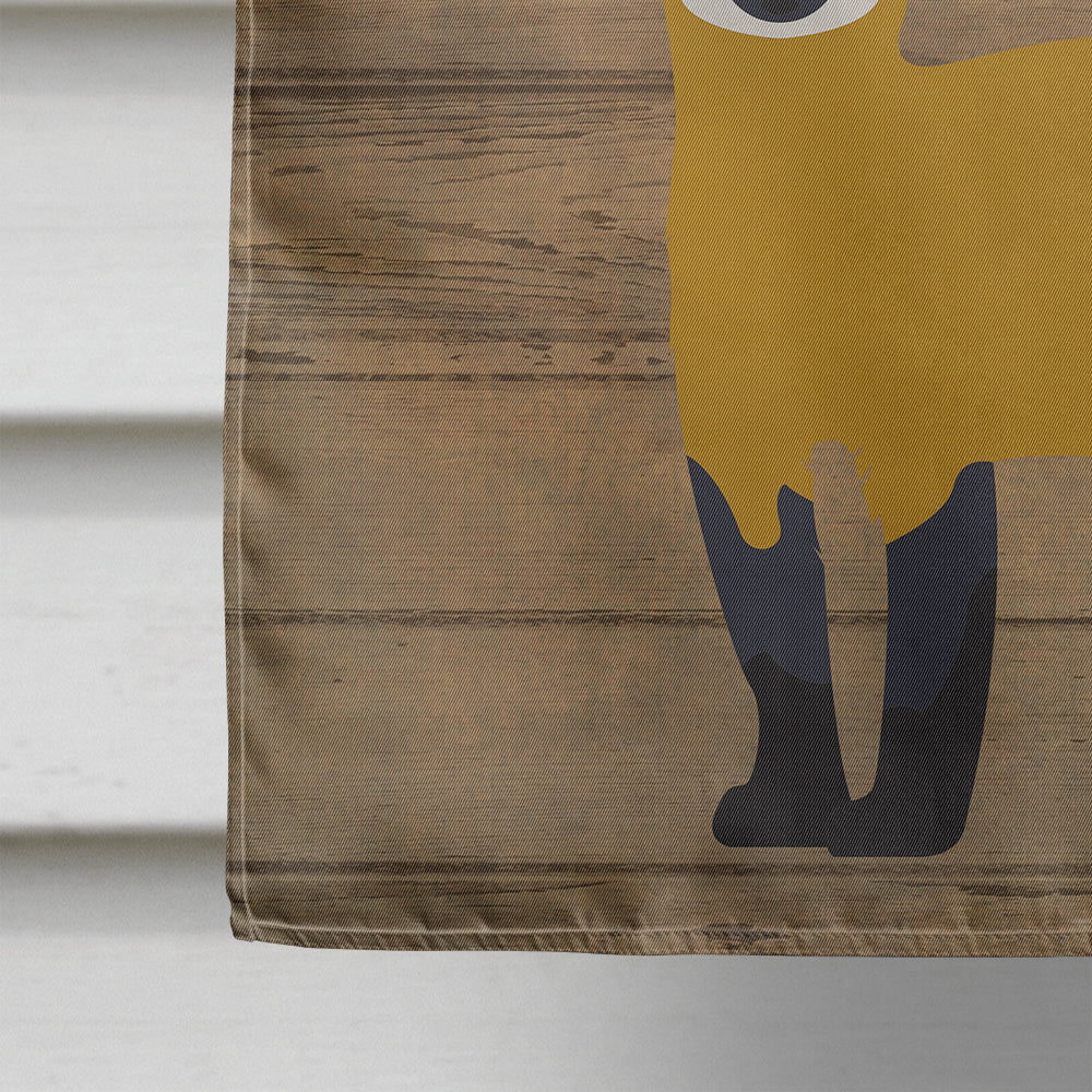 Yellow-Throated Marten Welcome House Flag 28x40 Porch Sleeve Pole Decorative Outside Yard Banner Artwork Wall Hanging, Polyester