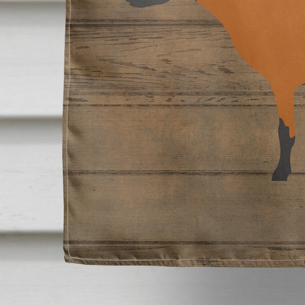 Oberhasli Goat Welcome House Flag 28x40 Porch Sleeve Pole Decorative Outside Yard Banner Artwork Wall Hanging, Polyester