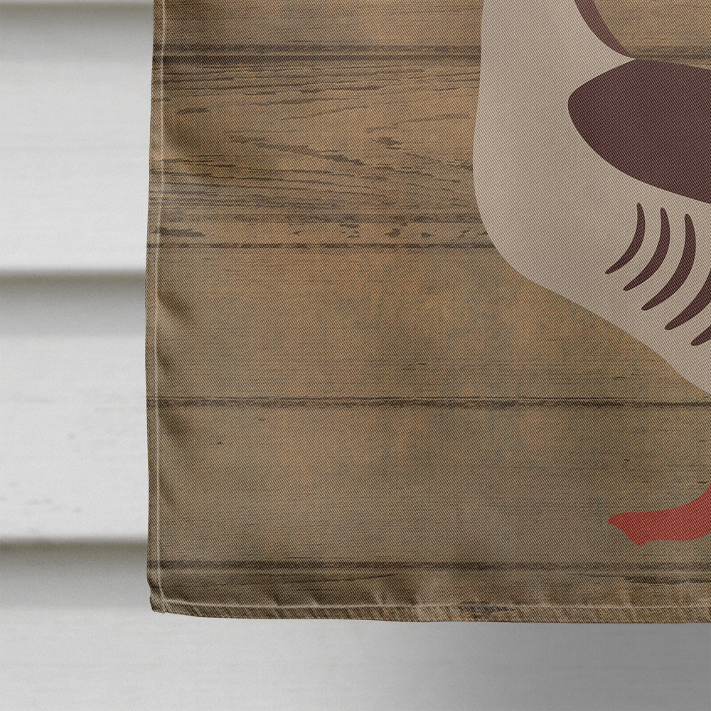 Chinese Goose Welcome House Flag 28x40 Porch Sleeve Pole Decorative Outside Yard Banner Artwork Wall Hanging, Polyester