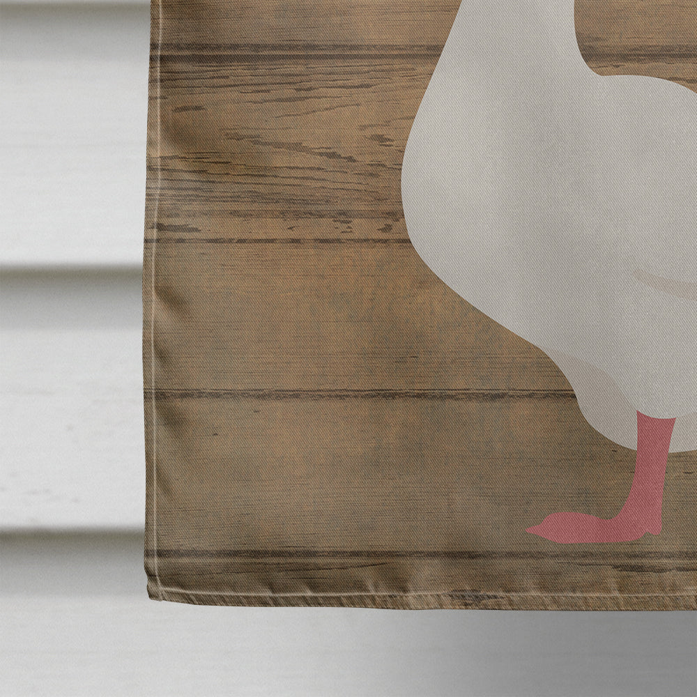 Roman Goose Welcome House Flag 28x40 Porch Sleeve Pole Decorative Outside Yard Banner Artwork Wall Hanging, Polyester