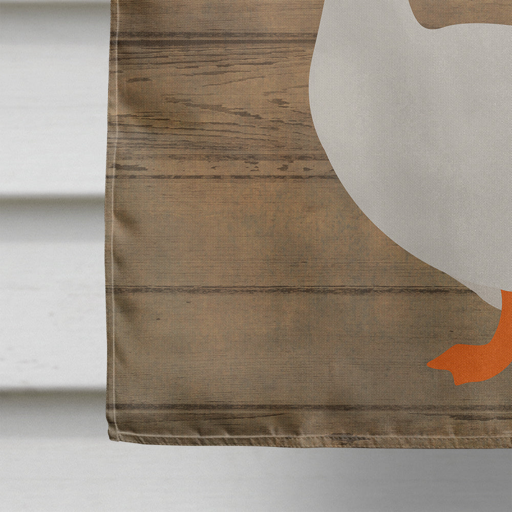 Sebastopol Goose Welcome House Flag 28x40 Porch Sleeve Pole Decorative Outside Yard Banner Artwork Wall Hanging, Polyester