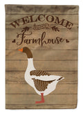 Pomeranian Rogener Goose Welcome House Flag 28x40 Porch Sleeve Pole Decorative Outside Yard Banner Artwork Wall Hanging, Polyester