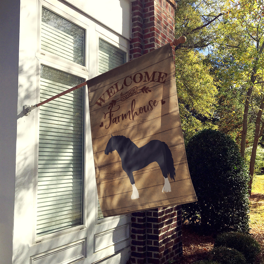 Pomeranian Rogener Goose Welcome House Flag 28x40 Porch Sleeve Pole Decorative Outside Yard Banner Artwork Wall Hanging, Polyester
