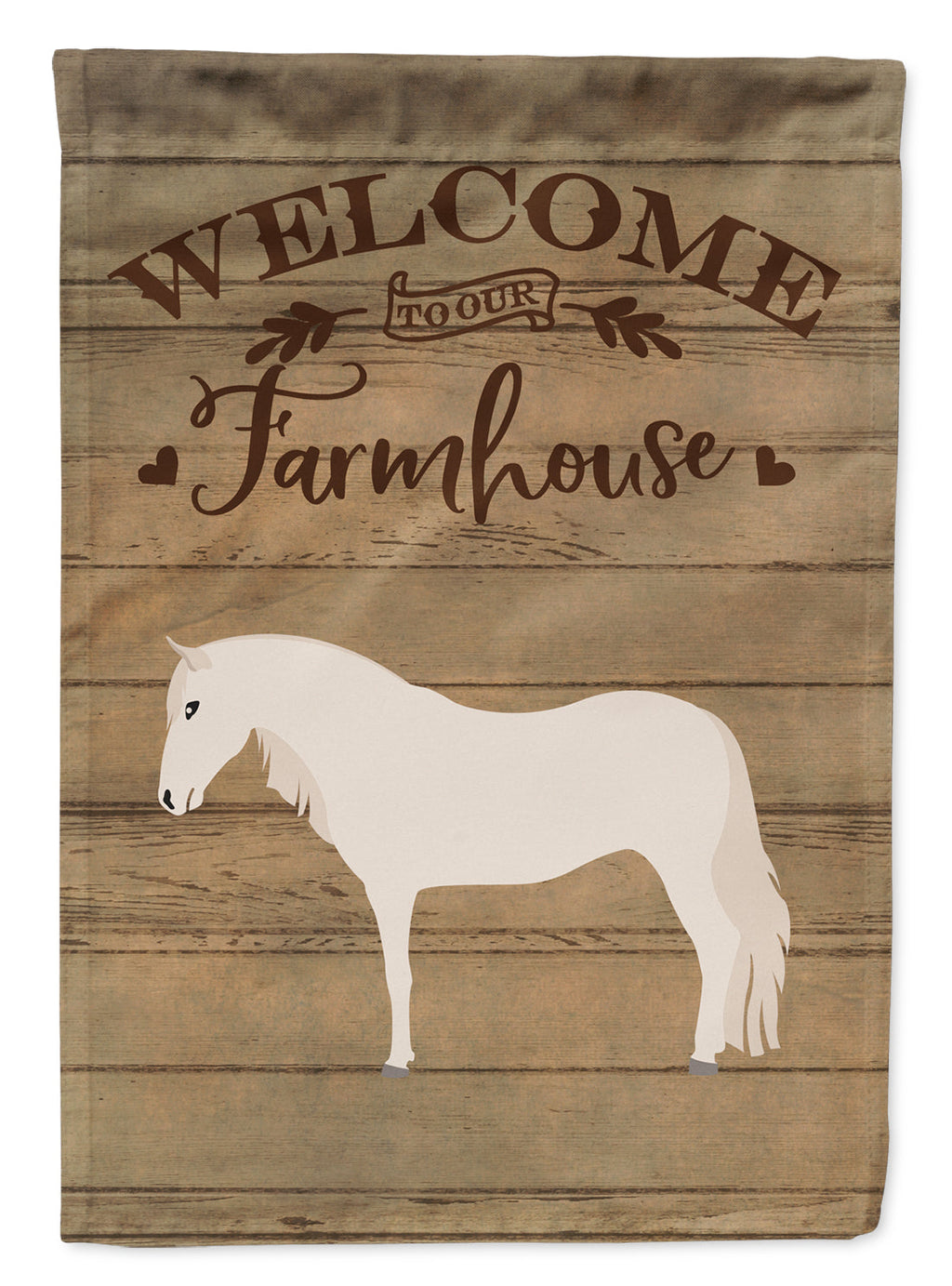 Paso Fino Horse Welcome House Flag 28x40 Porch Sleeve Pole Decorative Outside Yard Banner Artwork Wall Hanging, Polyester