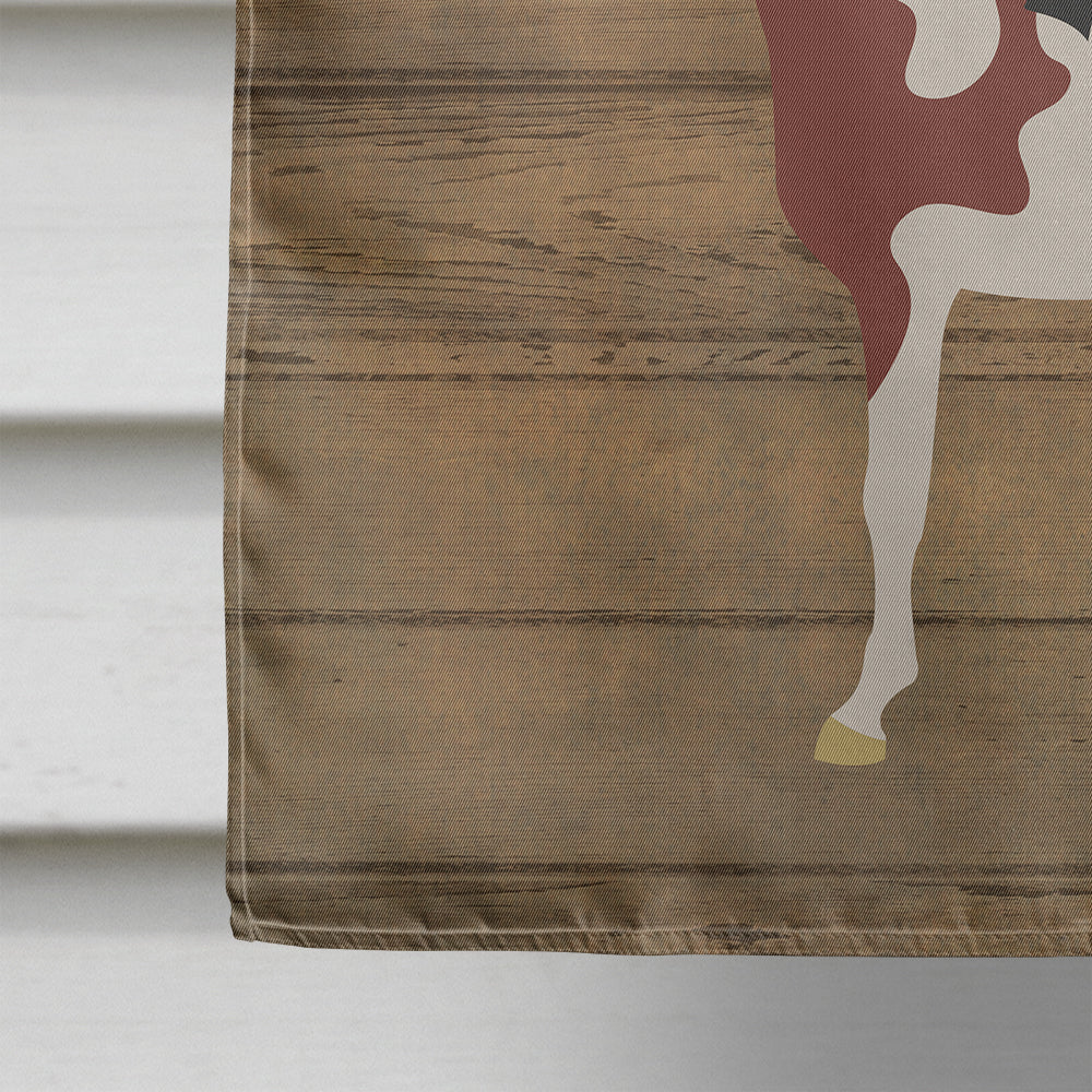 Pinto Horse Welcome House Flag 28x40 Porch Sleeve Pole Decorative Outside Yard Banner Artwork Wall Hanging, Polyester