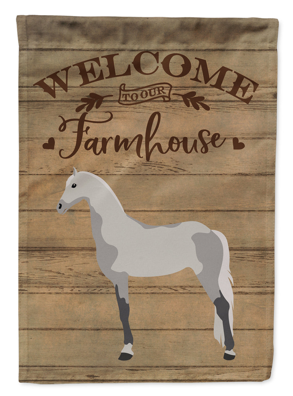 Orlov Trotter Horse Welcome House Flag 28x40 Porch Sleeve Pole Decorative Outside Yard Banner Artwork Wall Hanging, Polyester