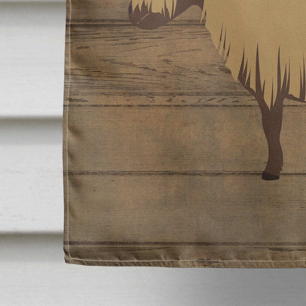 Shetland Pony Horse Welcome House Flag 28x40 Porch Sleeve Pole Decorative Outside Yard Banner Artwork Wall Hanging, Polyester