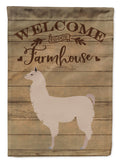 Llama Welcome House Flag 28x40 Porch Sleeve Pole Decorative Outside Yard Banner Artwork Wall Hanging, Polyester
