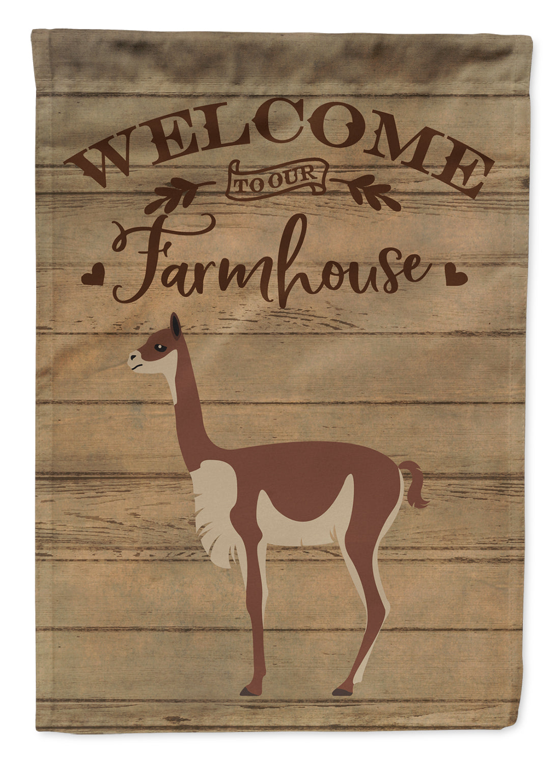 Vicugna or Vicuna Welcome House Flag 28x40 Porch Sleeve Pole Decorative Outside Yard Banner Artwork Wall Hanging, Polyester