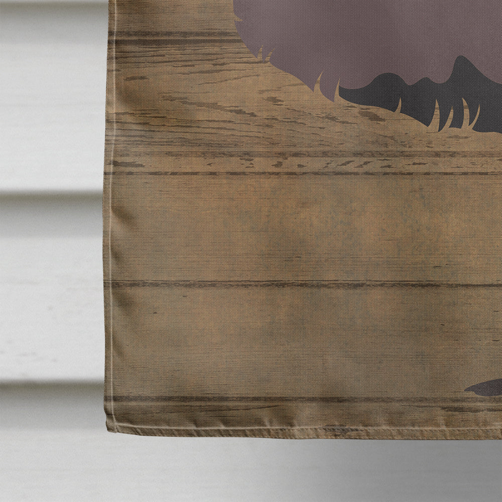 Emu Welcome House Flag 28x40 Porch Sleeve Pole Decorative Outside Yard Banner Artwork Wall Hanging, Polyester