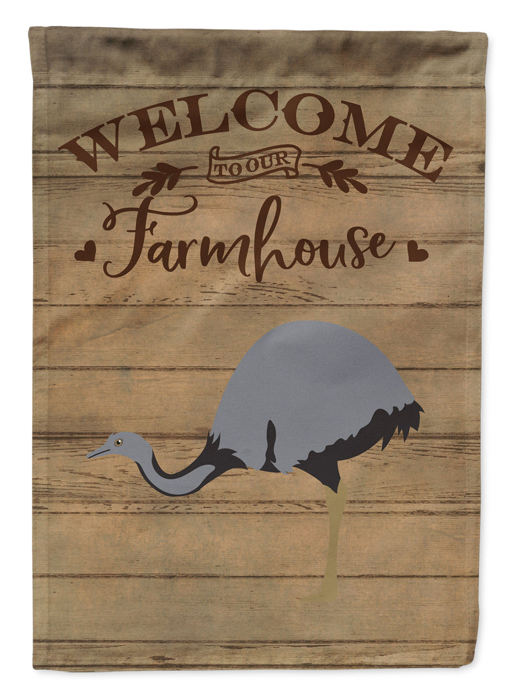 Rhea Welcome House Flag 28x40 Porch Sleeve Pole Decorative Outside Yard Banner Artwork Wall Hanging, Polyester
