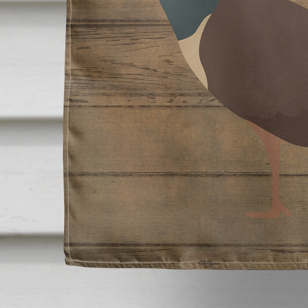 Indian Peahen Peafowl Welcome House Flag 28x40 Porch Sleeve Pole Decorative Outside Yard Banner Artwork Wall Hanging, Polyester